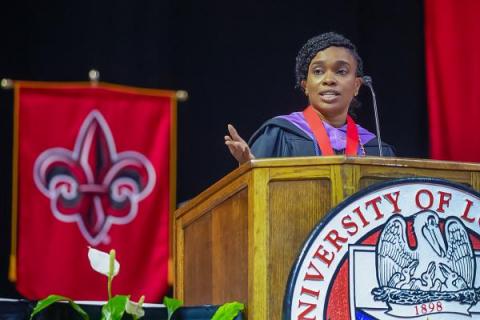 Kiwana McClung Speaks at Summer 2021 Commencement